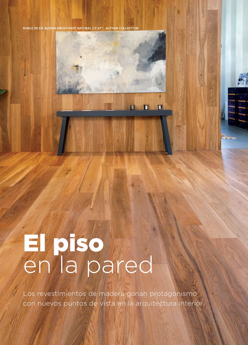 El piso en la pared – Blog Patagonia Flooring